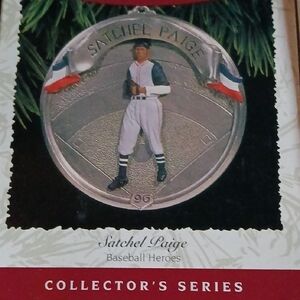 Baseball Heroes Silver Ornament